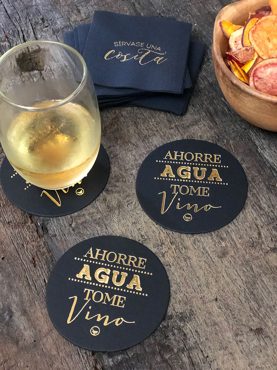 Posavaso Cartón · Ahorre Agua