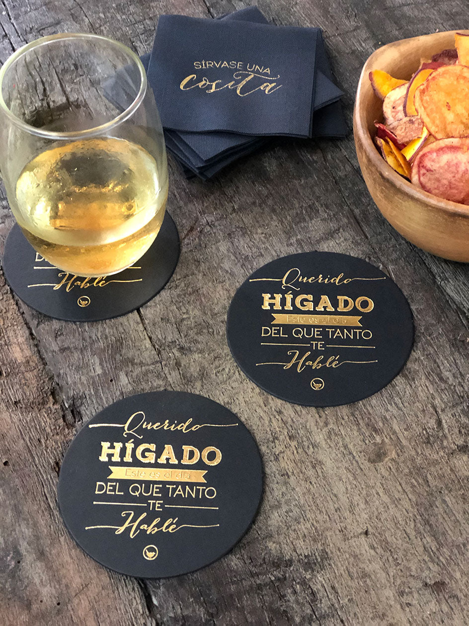 Posavaso Cartón · Hígado