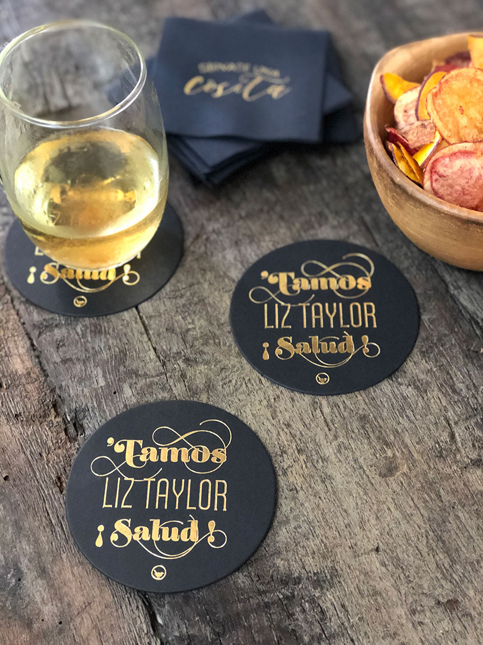 Posavaso Cartón · Liz Taylor