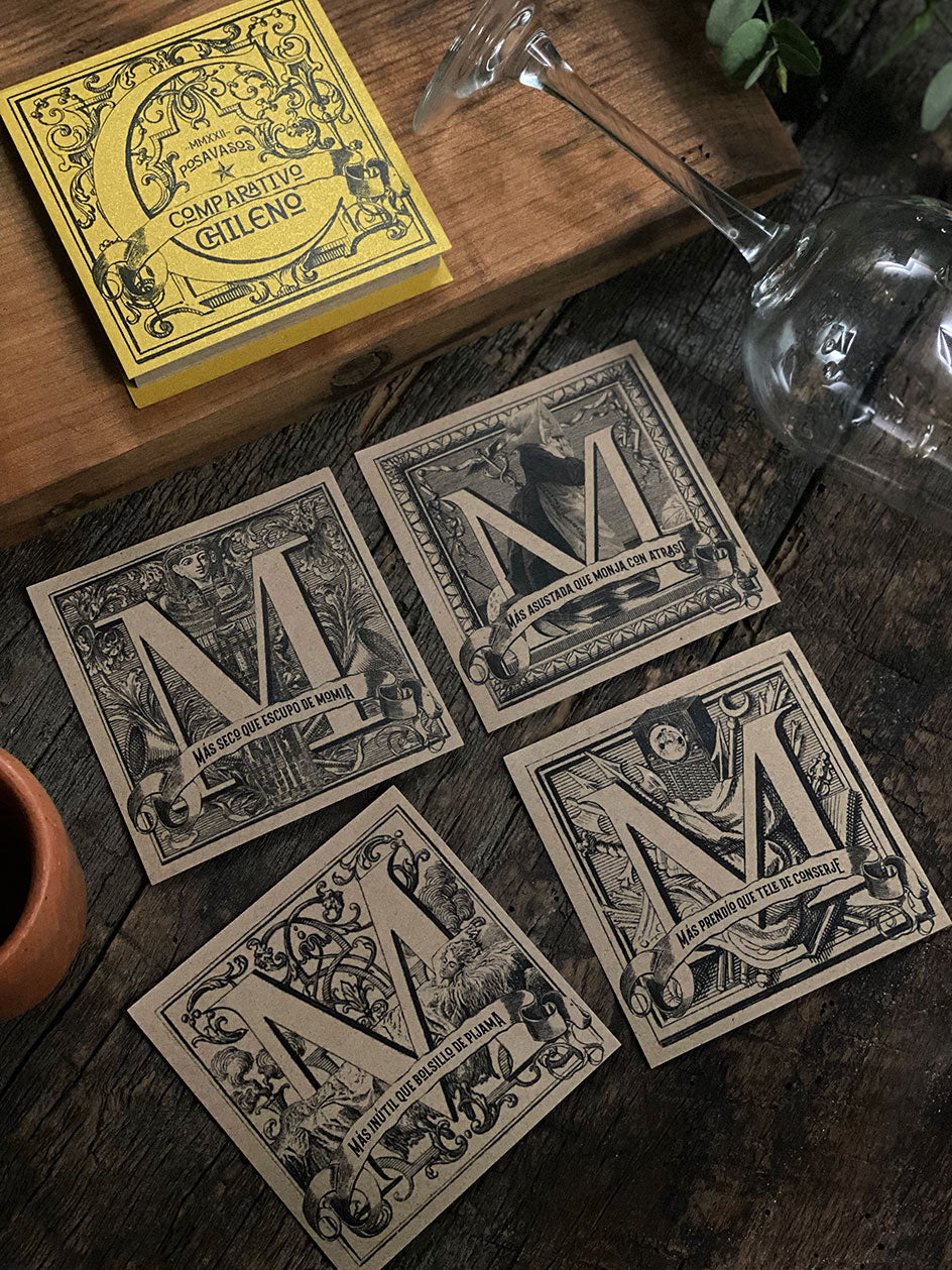 Posavaso Kraft · Comparativo Chileno