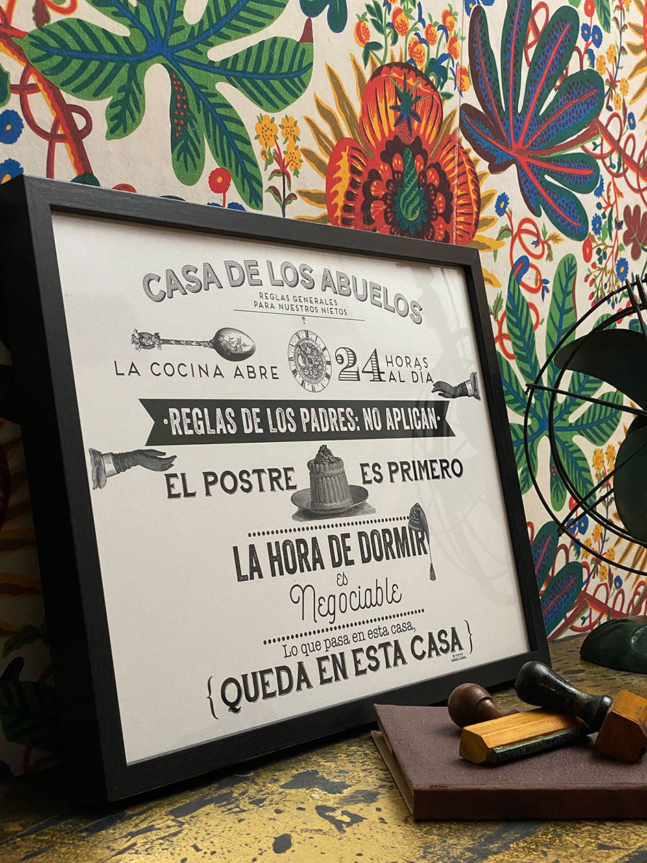 Print Indigo M · Abuelos