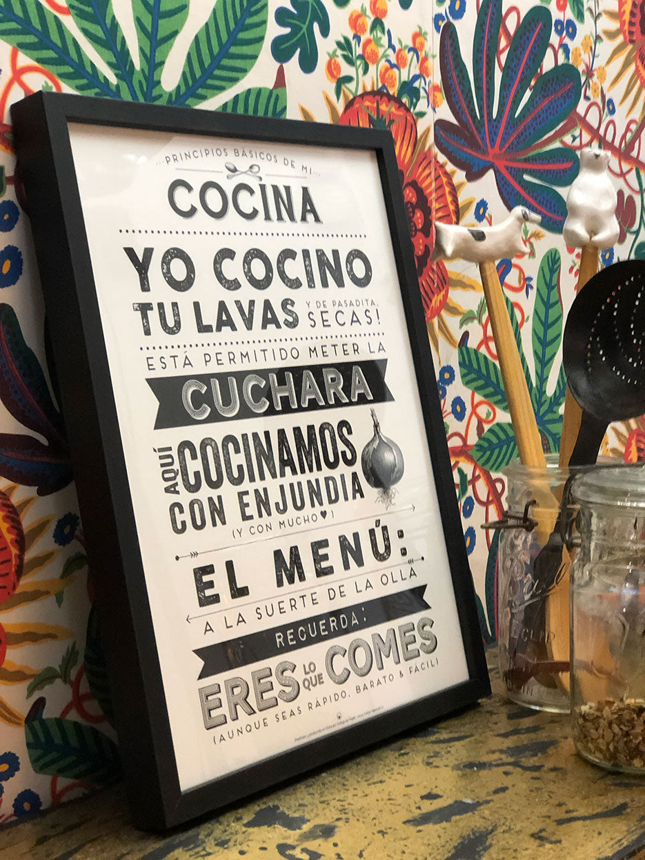 Print Indigo M · Cocina