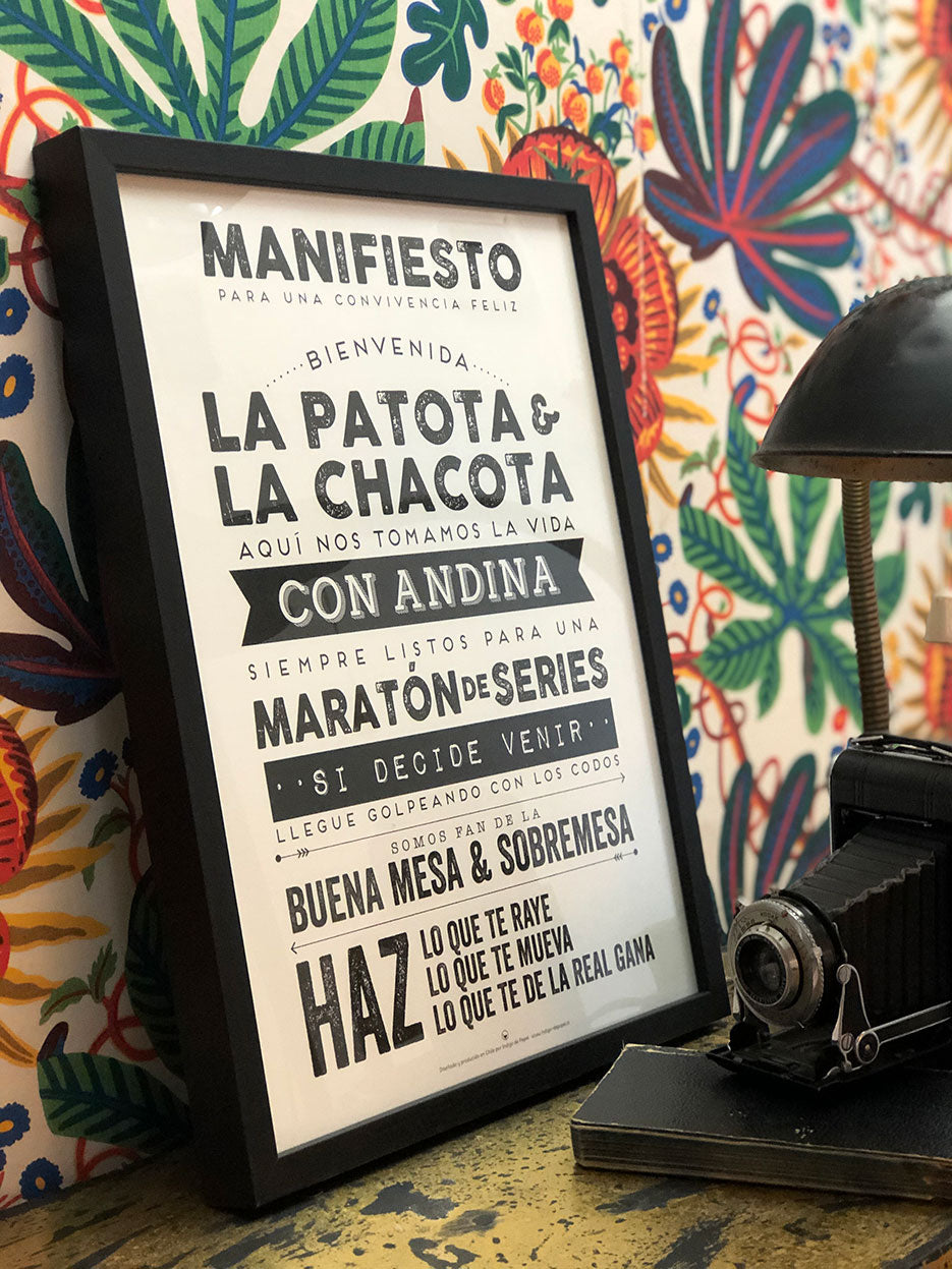 Print Indigo M · Manifiesto