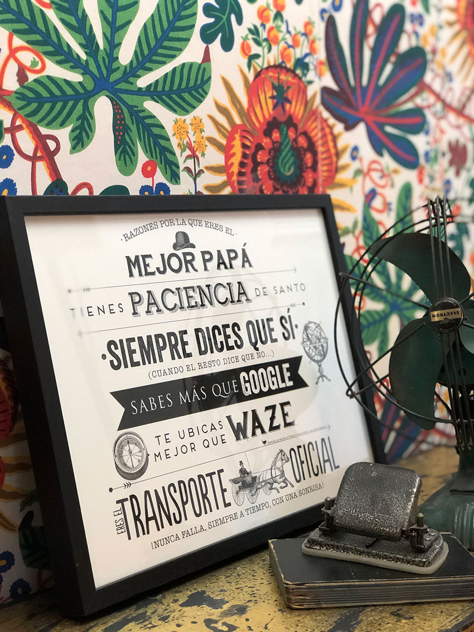 Print Indigo M · Papá