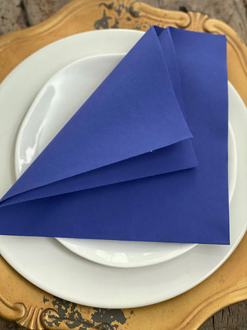 Servilleta de papel Azul con porta servilletas Pescados – Papel y