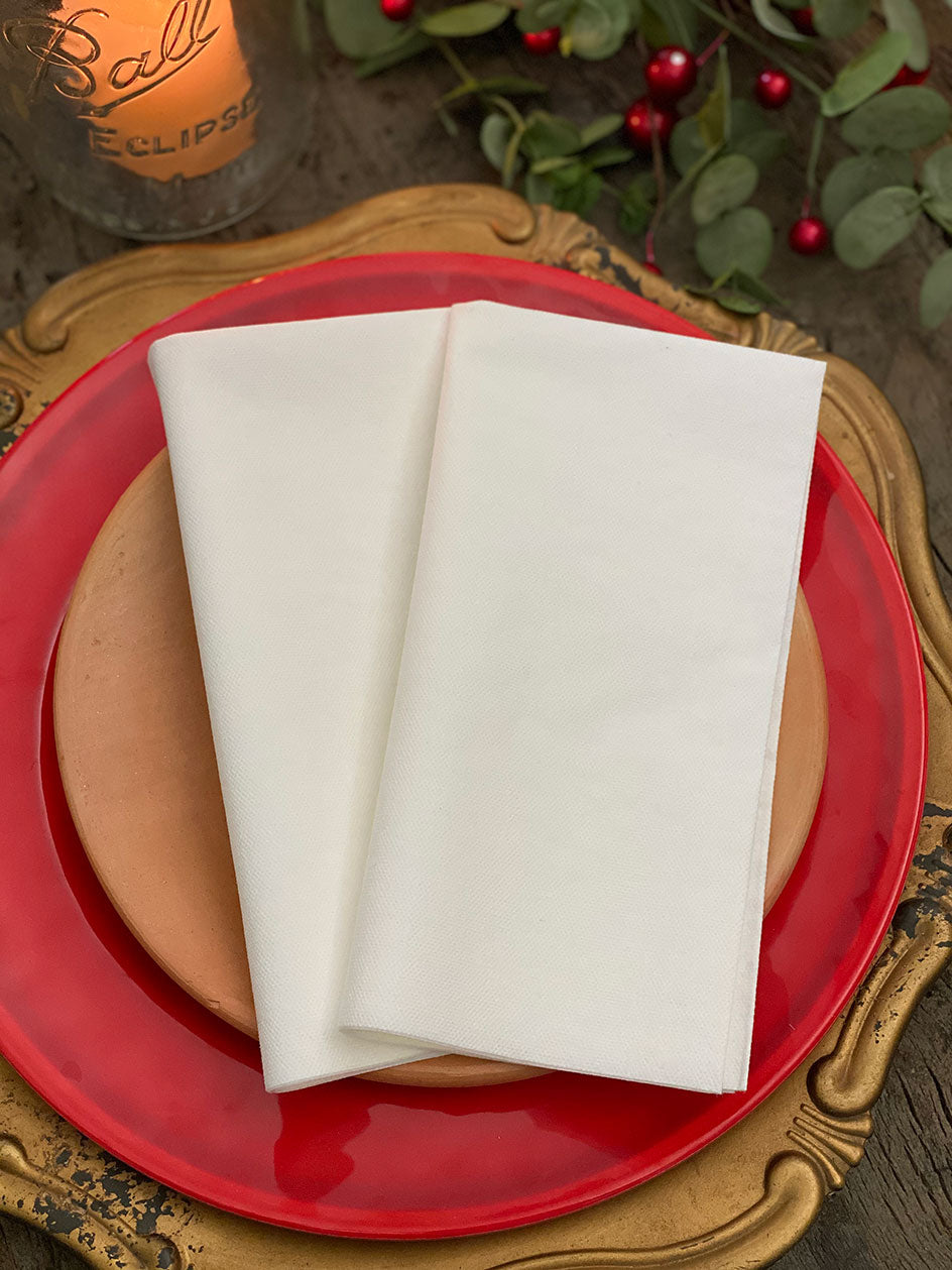 Servilleta Lisa · Blanca