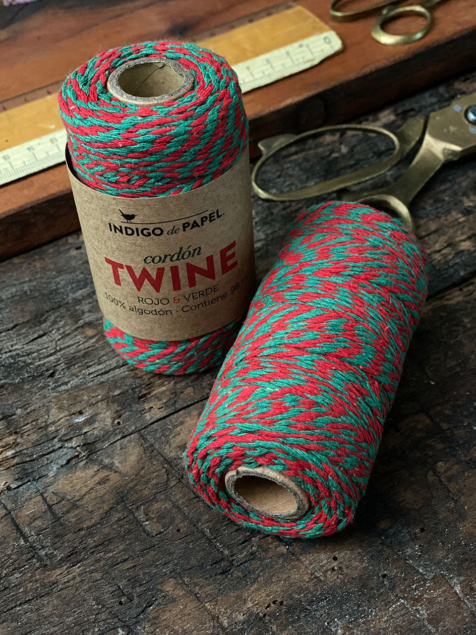 Cordón · Twine Rojo Verde