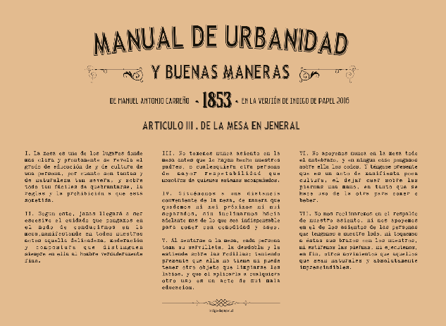 Individual Kraft · Manual de Carreño