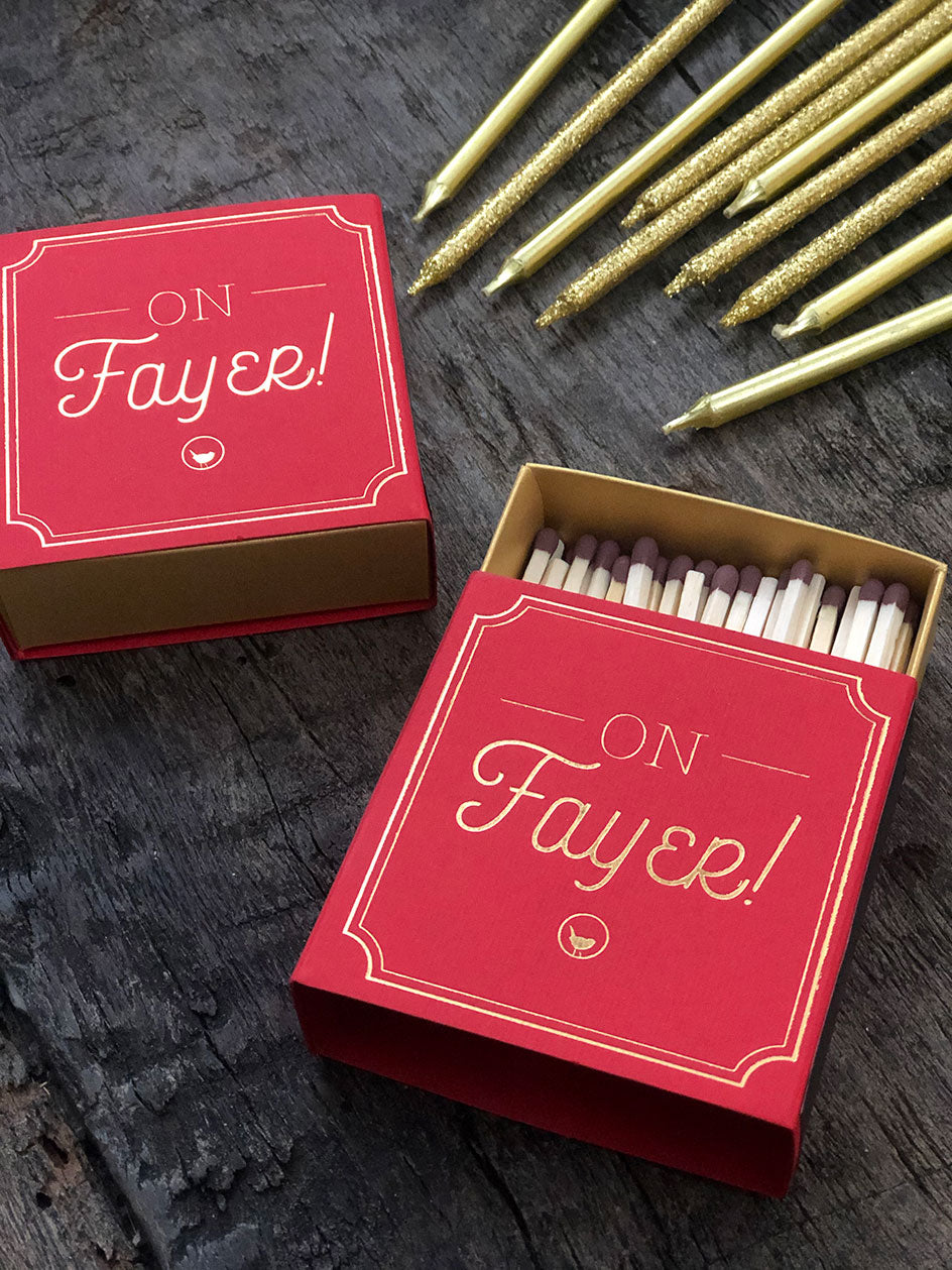 Fósforos · On Fayer Rojo