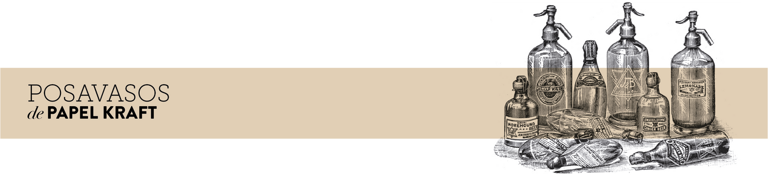 Posavaso de Papel Kraft