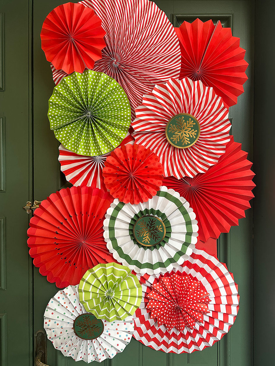 Set Abanicos de Papel