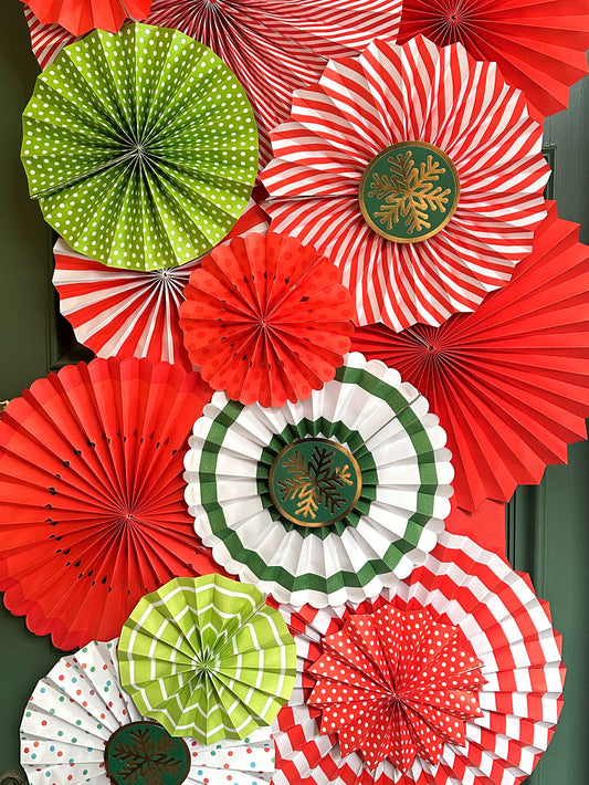 Set Abanicos de Papel