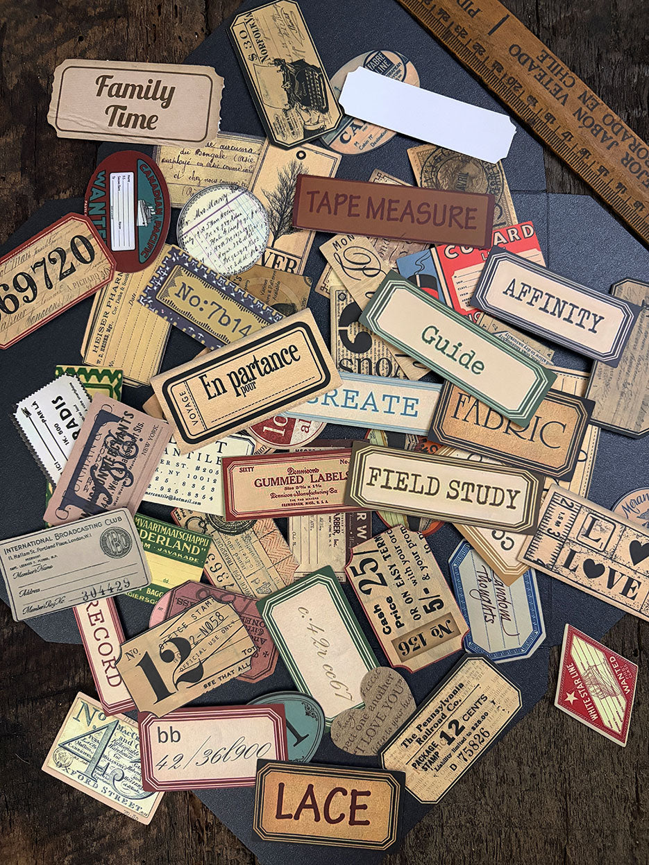 Adhesivos · Etiquetas Antique