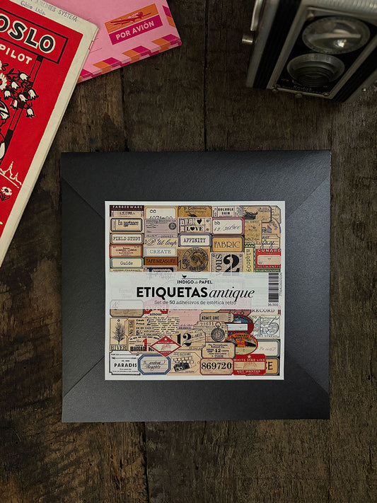 Adhesivos · Etiquetas Antique
