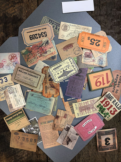 Adhesivos · Tickets Antique