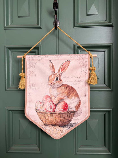Banderín Decorativo · Conejo Canasto