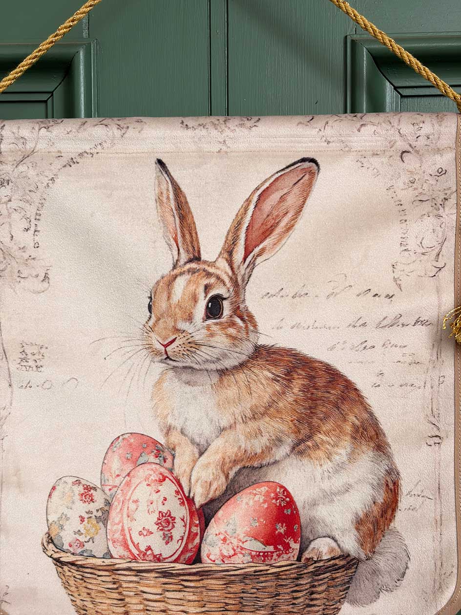 Banderín Decorativo · Conejo Canasto