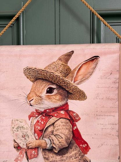 Banderín Decorativo · Conejo Sombrero