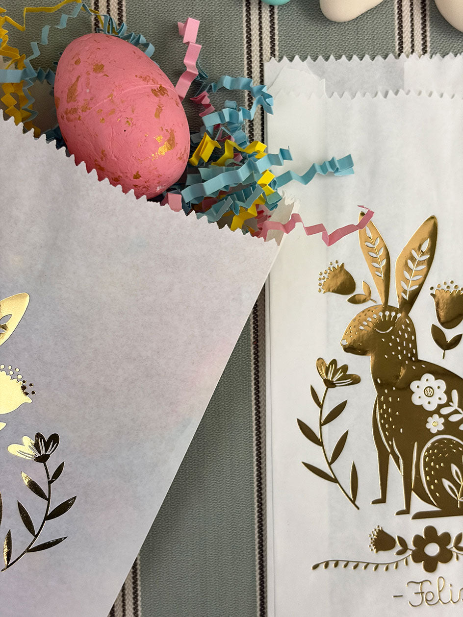 Set de Bolsas · Conejo Flores