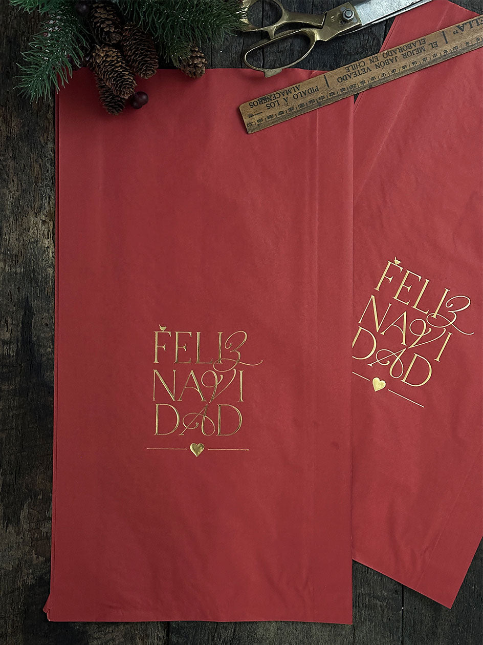 Bolsa XL Roja · Feliz Navidad