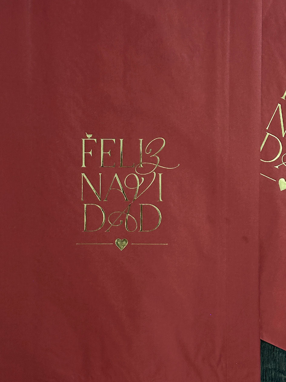 Bolsa XL Roja · Feliz Navidad