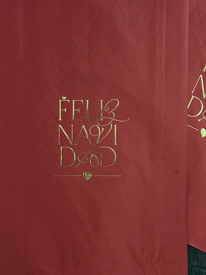 Bolsa XL Roja · Feliz Navidad