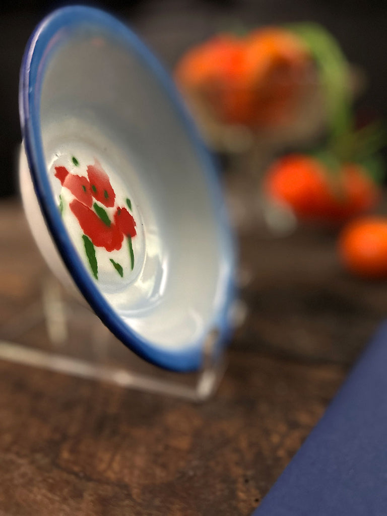 Bowl Flores · Azul