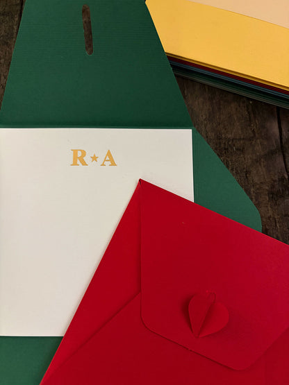Tarjetas Iniciales Personalizadas · Caja Amarilla