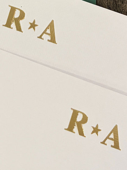 Tarjetas Iniciales Personalizadas · Caja Amarilla