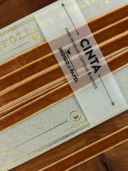 Cinta Terciopelo · Camel