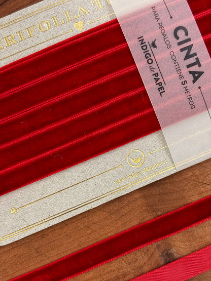 Cinta Terciopelo · Rojo