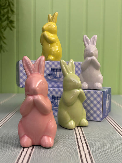 Conejos Decorativos Cerámica