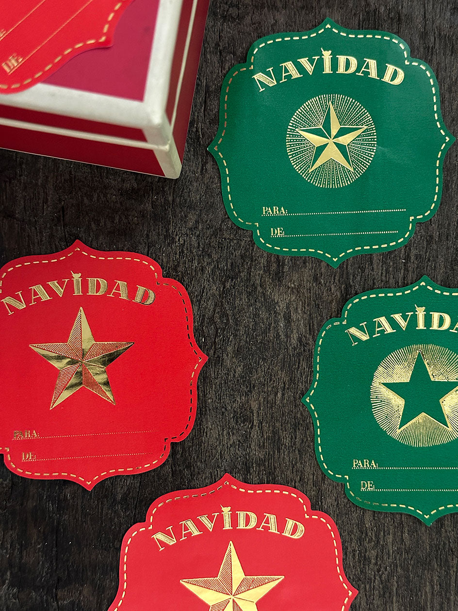 Etiqueta Adhesiva Estrellas