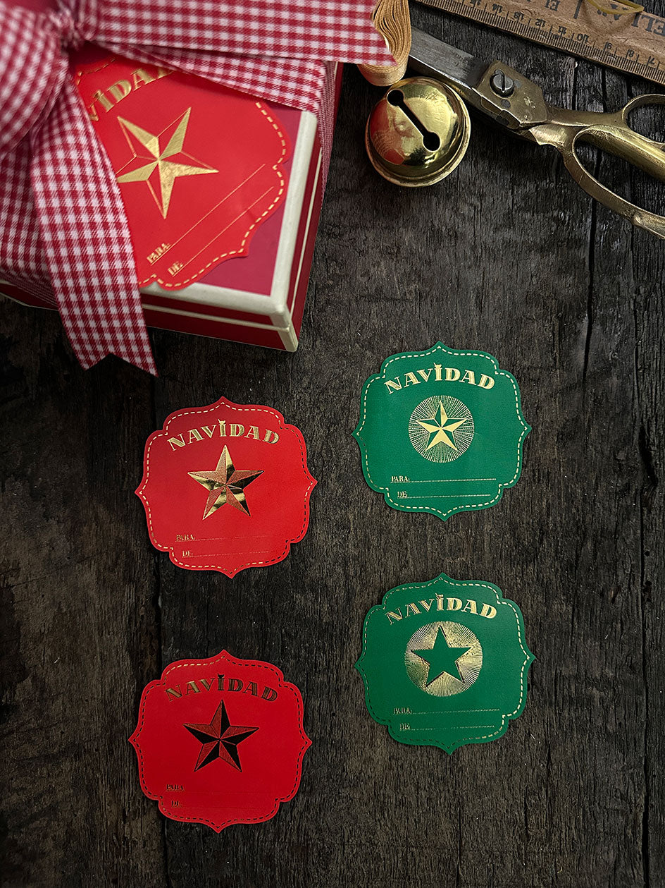 Etiqueta Adhesiva Estrellas