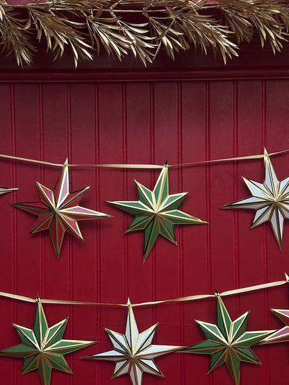 Guirnalda Estrellas 3D Borde