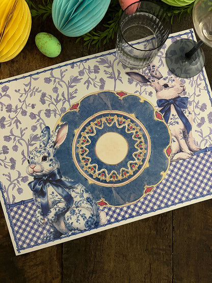 Individual Blanco · Acuarela