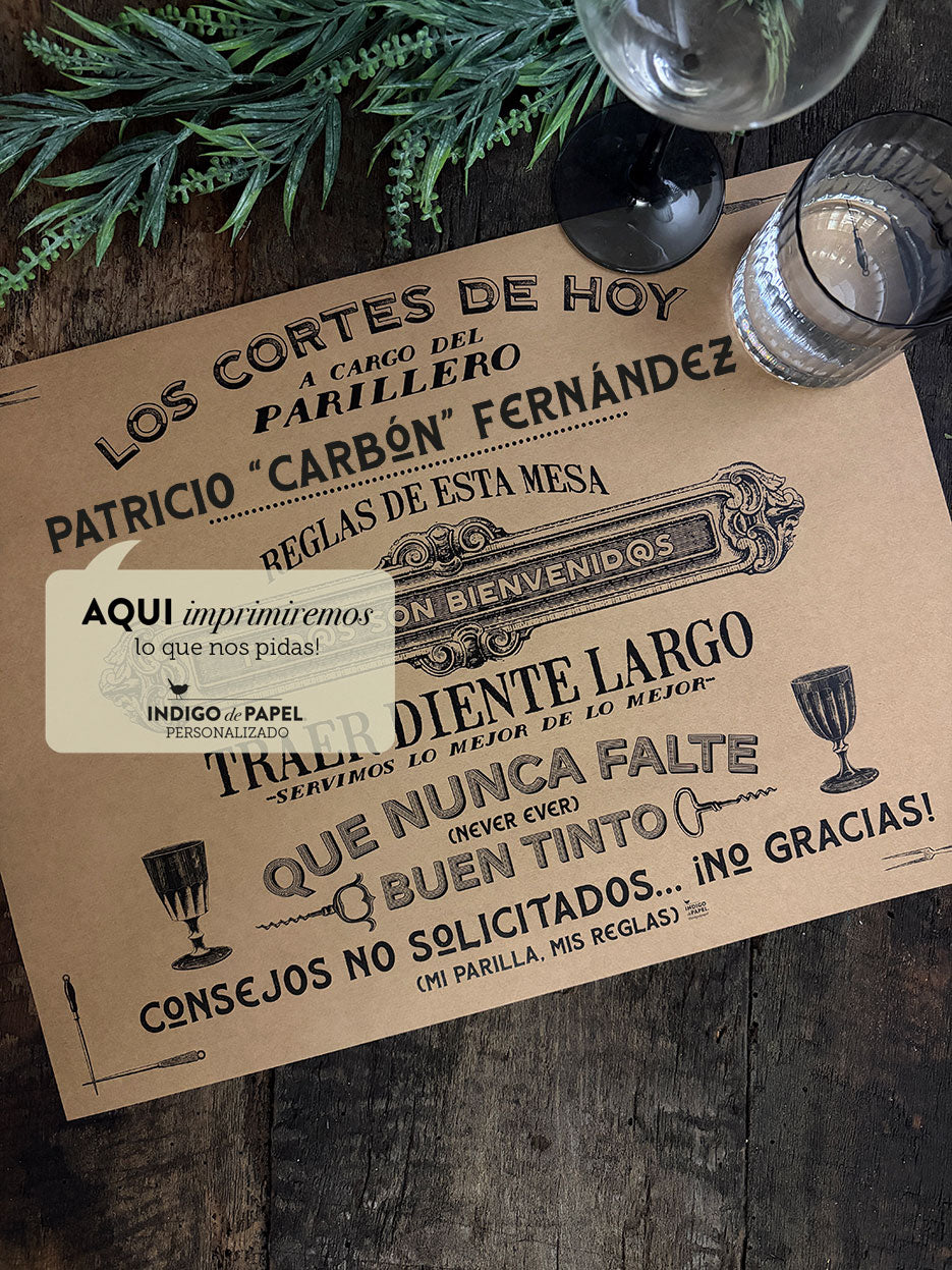 Individual Personalizado · Asado