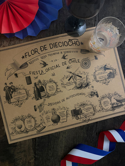 Individual Kraft · Flor de 18