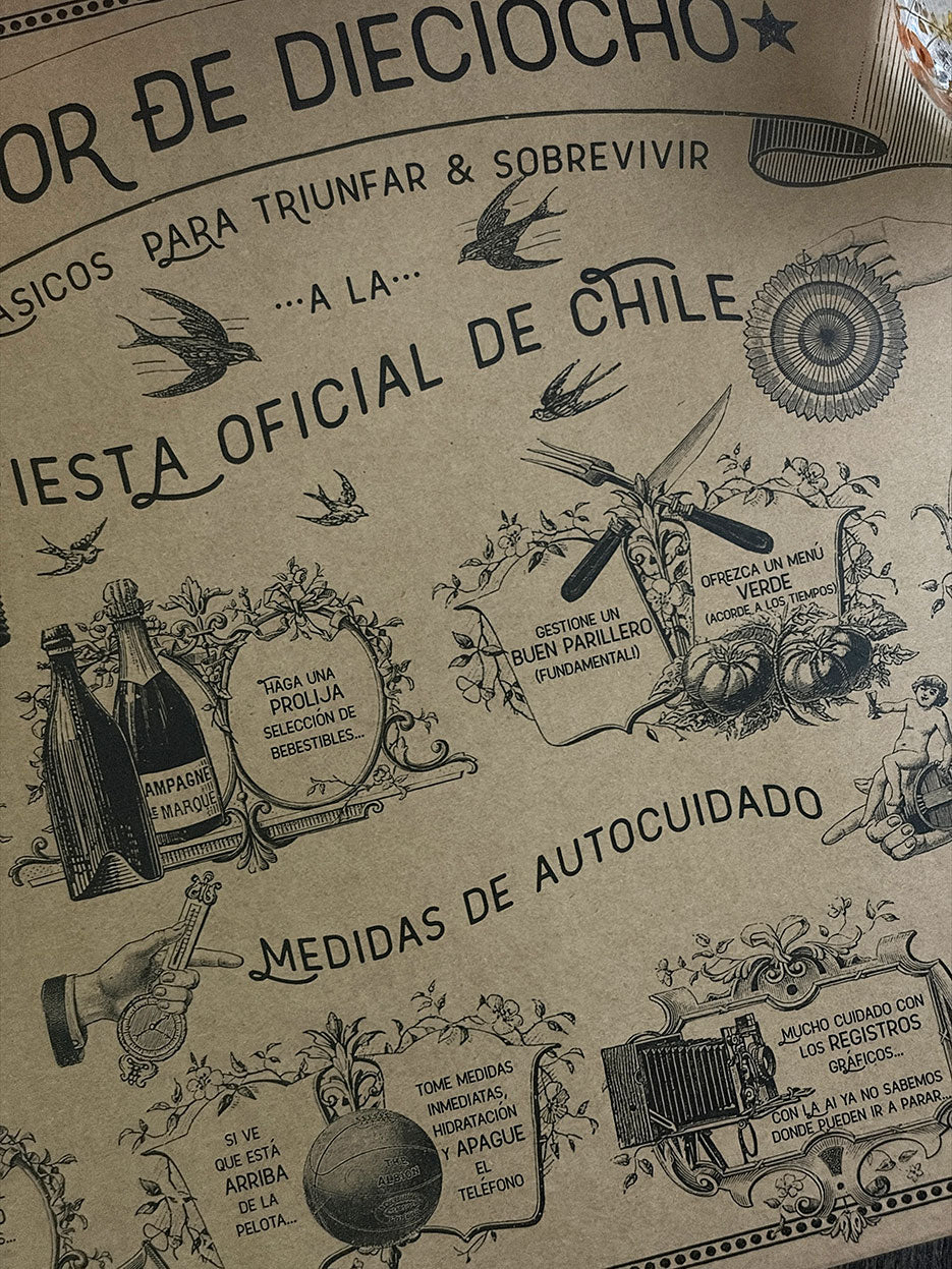 Individual Kraft · Flor de 18