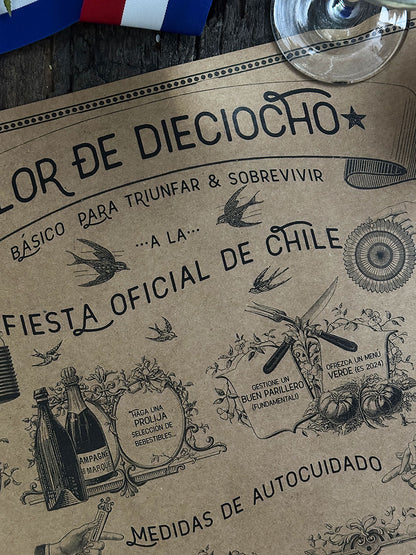 Individual Kraft · Flor de 18
