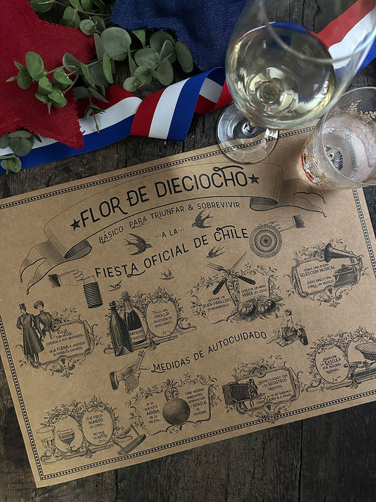 Individual Kraft · Flor de 18