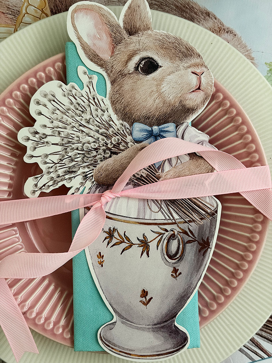 Individual Blanco · Flores Canasto