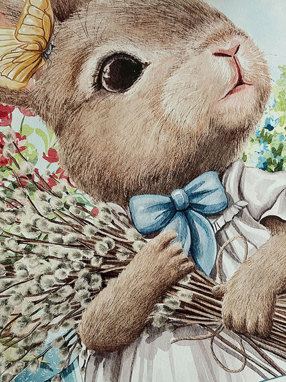 Individual Blanco · Flores Canasto