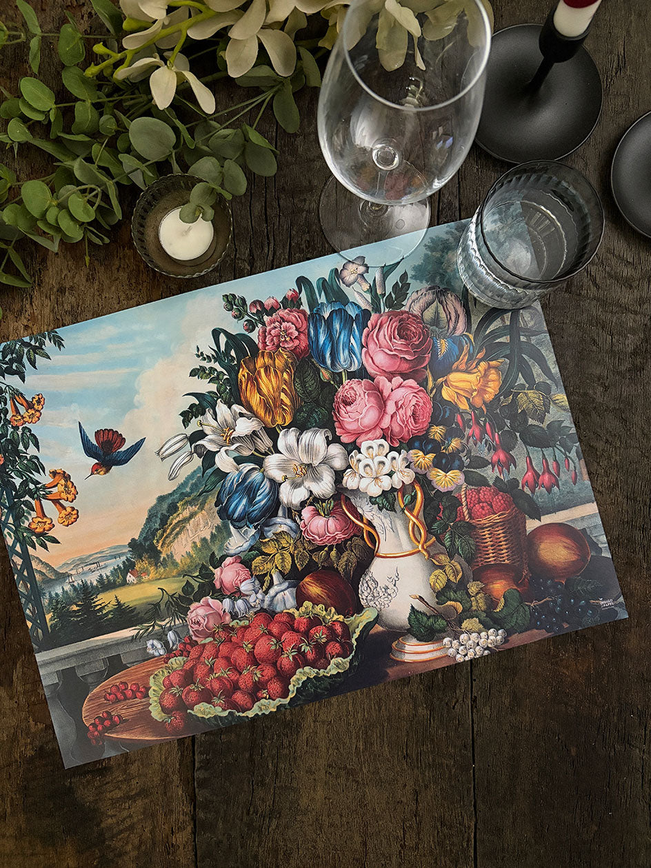 Individual Blanco · Jarrón