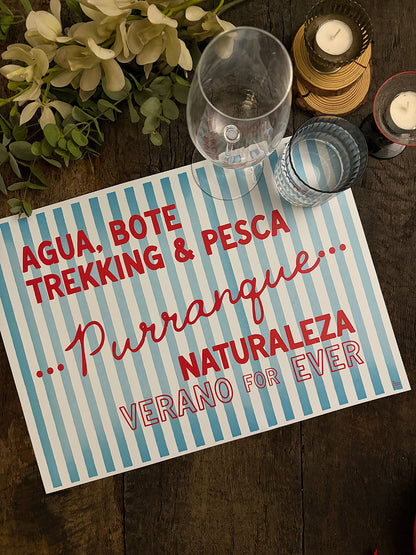 Individual Blanco · Lago Personalizado