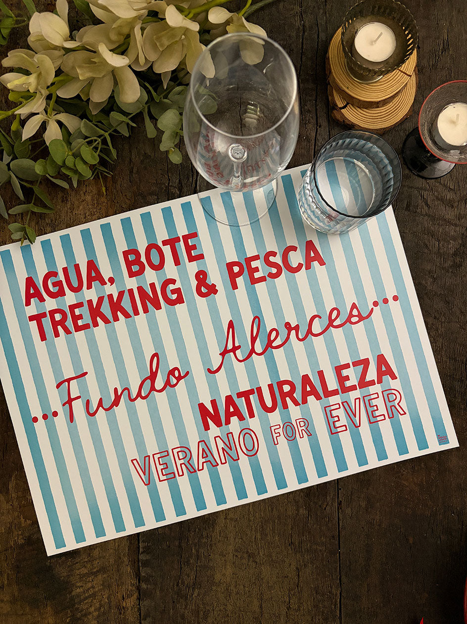 Individual Blanco · Lago Personalizado
