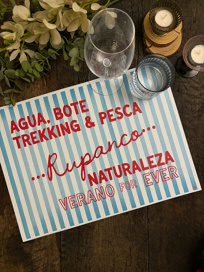 Individual Blanco · Lago Personalizado