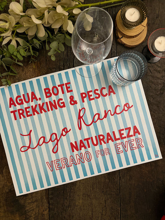 Individual Blanco · Lago Personalizado