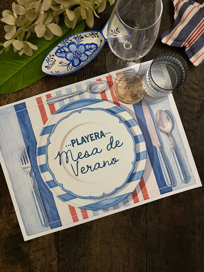 Individual Blanco · Lino Playa