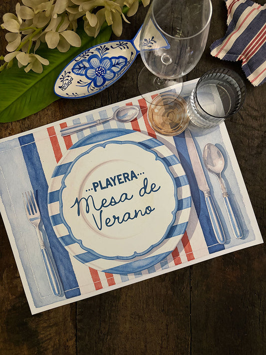 Individual Blanco · Lino Playa